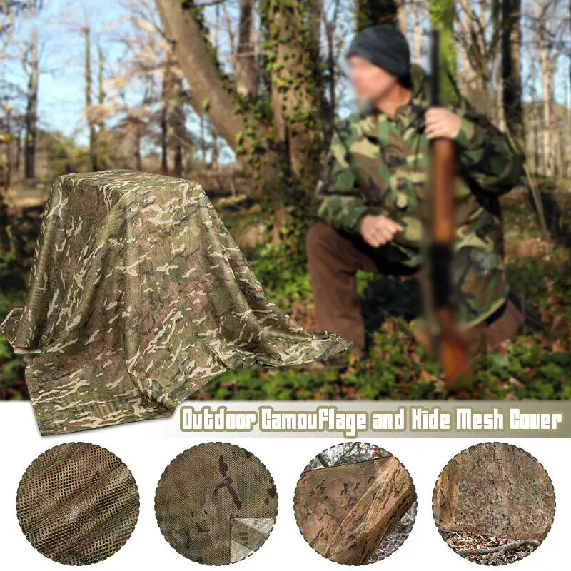 Outdoor Hunting Fabric - Kamuflaj gizli Net açık kamp güneşlik