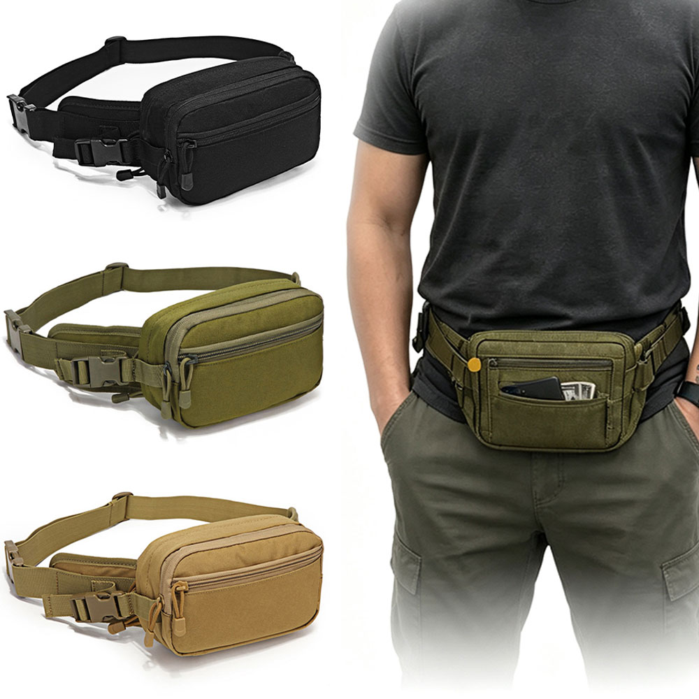 Outdoor Hunting Fabric - 800D Oxford Kumaş Bel Çantası Taktik