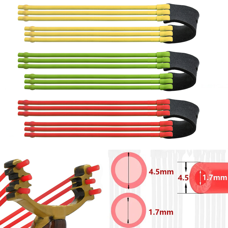 Outdoor Hunting Launcher - Katlanır Sapanlar için Özel Lastik Bantlar,