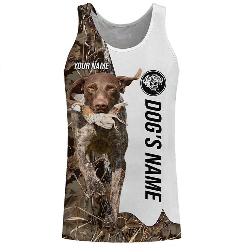 Outdoor Hunting Dog Names - Kişiselleştirilmiş Köpek Severler İçin Atlet 3D