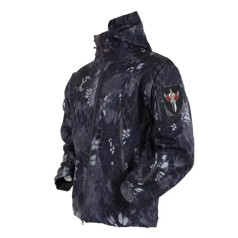 Men'S Outdoor Hunting Jacket - 5XL 6XL CP Kamuflaj Yumuşak Kabuk