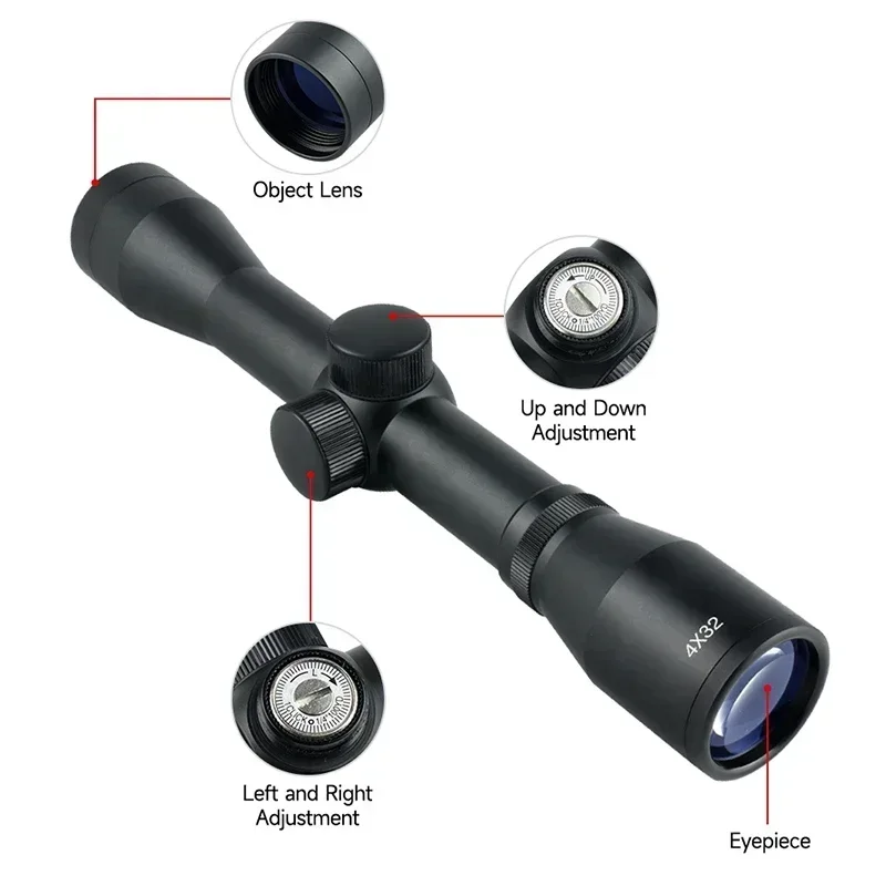 2-6X32AOE Tatar Yayı Kısa Kaps - Crossbow Scope Sight incelemesi ve fiyatı