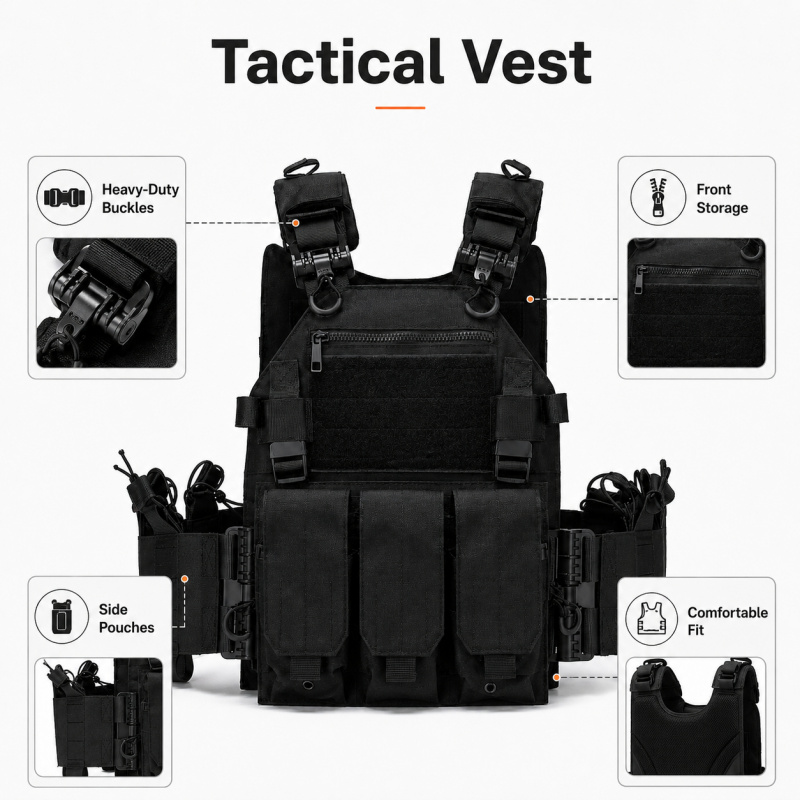Taktik Yelek Polyester Taşıyıc - Outdoor Hunting Magazines incelemesi ve fiyatı