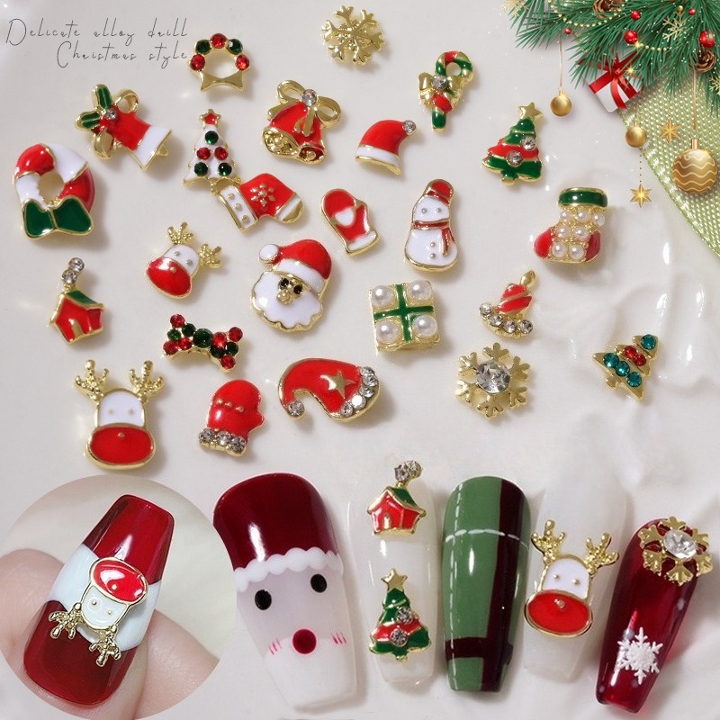 10 Adet Noel Alaşım Tırnak Süs - Elk Bugle Call incelemesi ve fiyatı