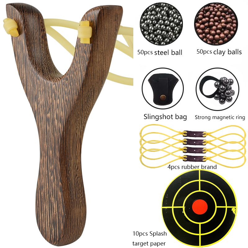 Geleneksel ahşap sapanların aç - Outdoor Hunting Launcher incelemesi ve fiyatı