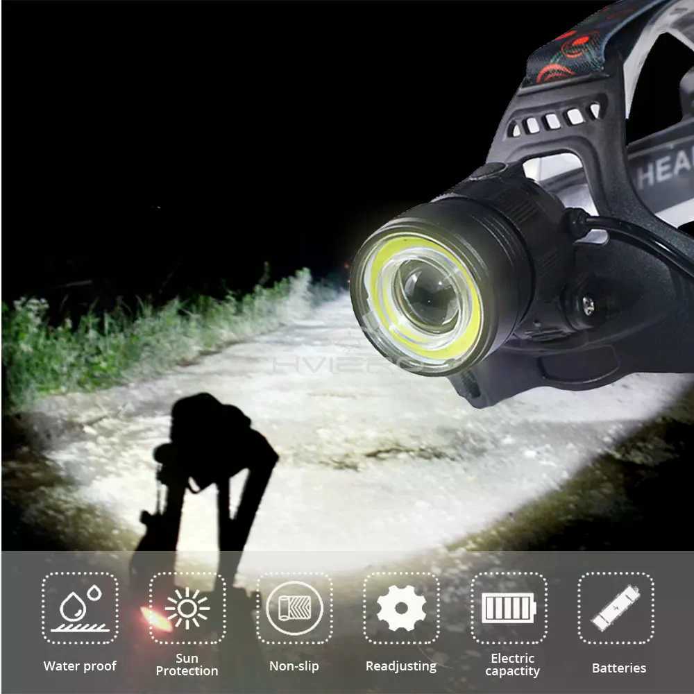 T6 Cob Torch El Feneri Başkanı - Outdoor Hunting Fishing Jobs incelemesi ve fiyatı