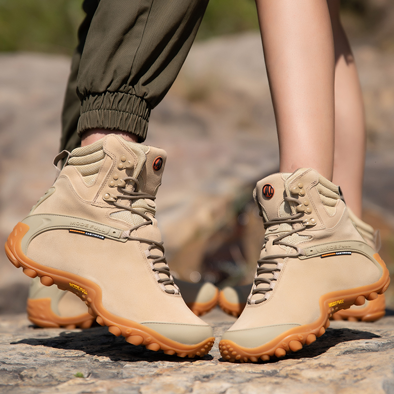 Inek deri erkek kış yürüyüş bo - Outdoor Hunting Fabric incelemesi ve fiyatı