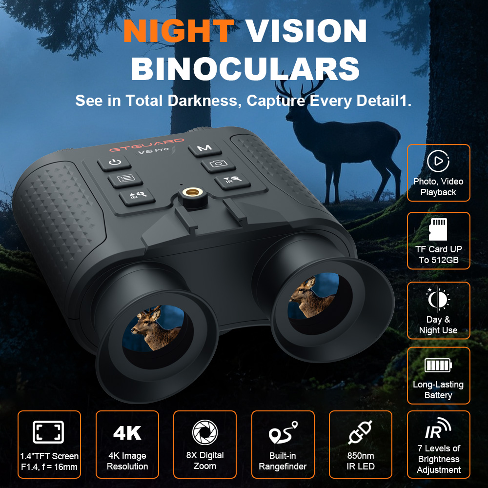 4K Gece Görüş Dürbünü 8X Dijit - Hunting Outdoor Day incelemesi ve fiyatı